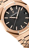 Rose Gold 904L Steel Black - Automatic Watch - 41mm