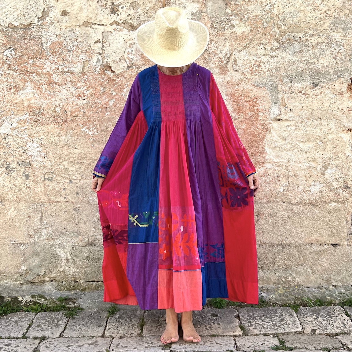 Vacation printed loose dress 235