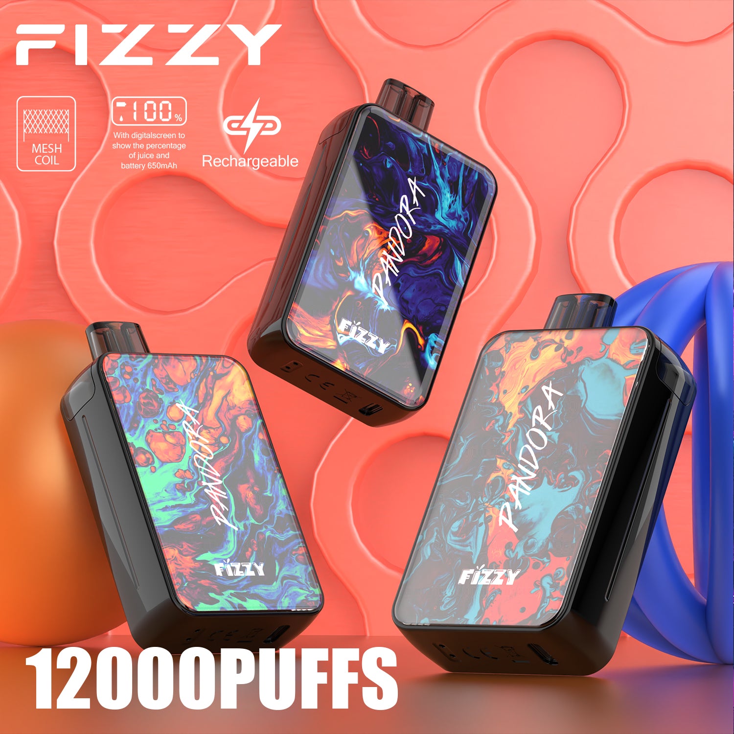 FIZZY PANDORA 12000 Puffs Disposable Vape Wholesale fizzy CTYVape
