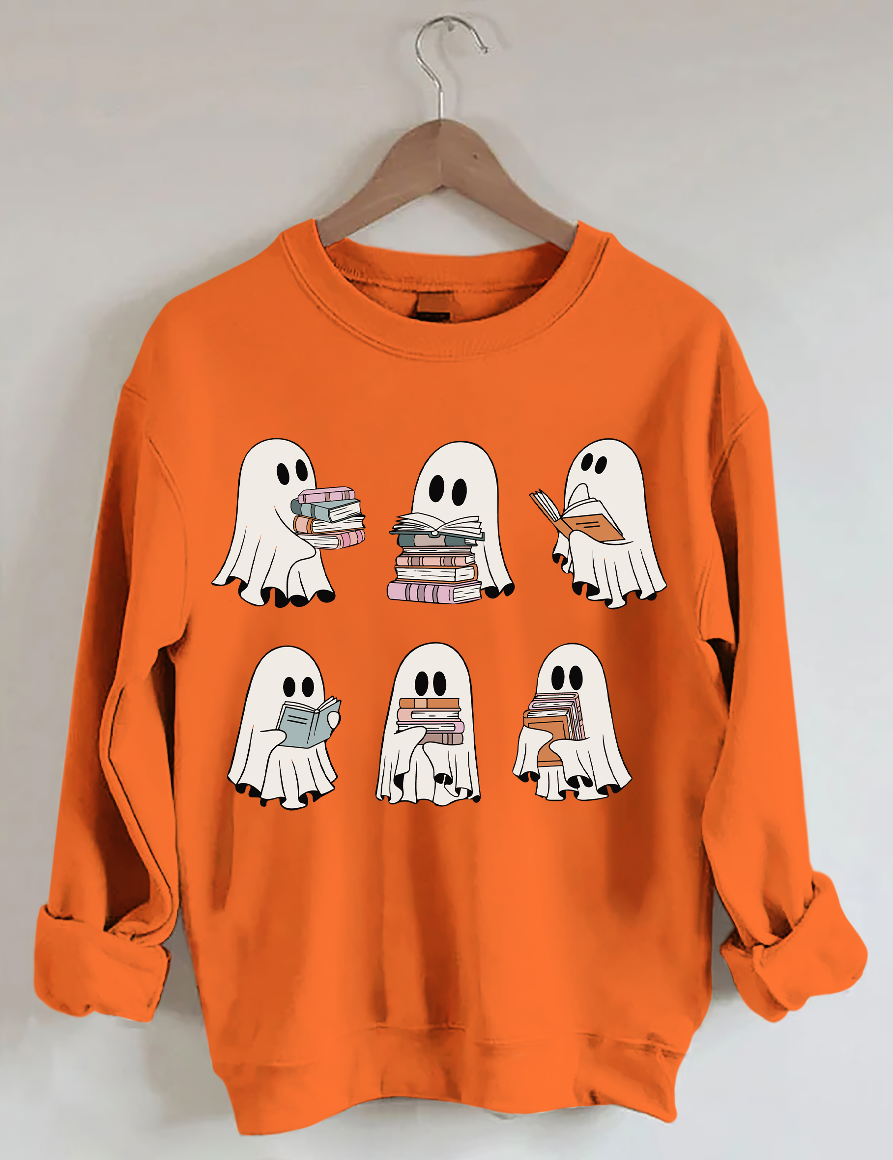 Ghost Reading Sweatshirt