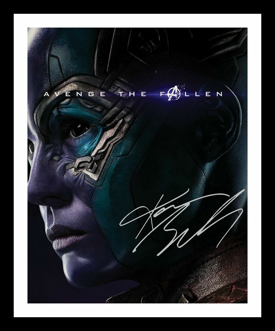 Karen Gillan - Guardians Of The Galaxy - The Avengers Signed & Framed Photo Poster painting 2