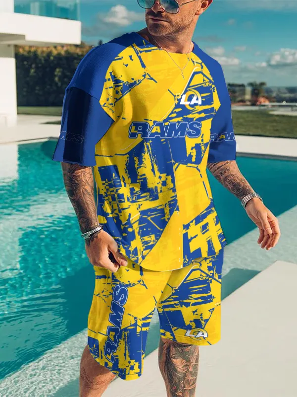 Los Angeles Rams Limited Edition Top And Shorts Two-Piece Suits