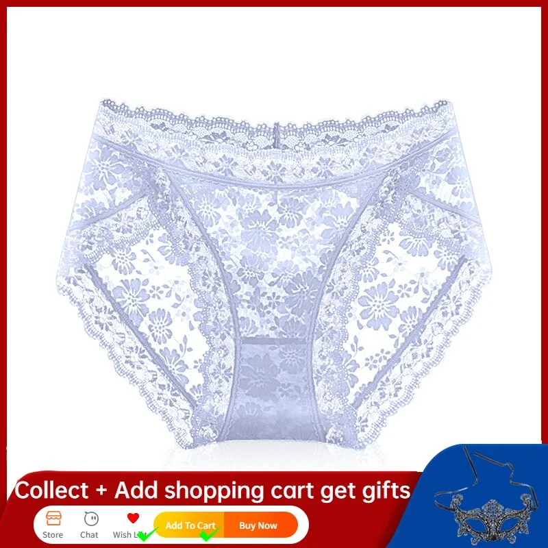 Meet'r Women Panties Sexy Seamless Underpant Low-Rise Lace Underwear Lingerie High Quality Breathable G String Briefs Intimates