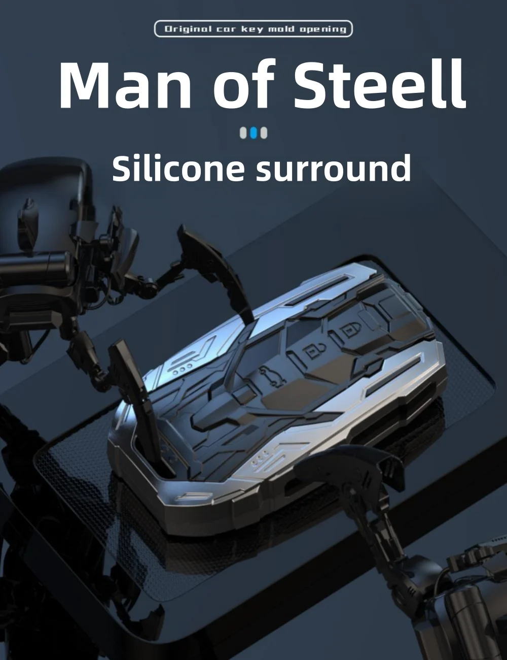 Mecha hardcore car key protective cover