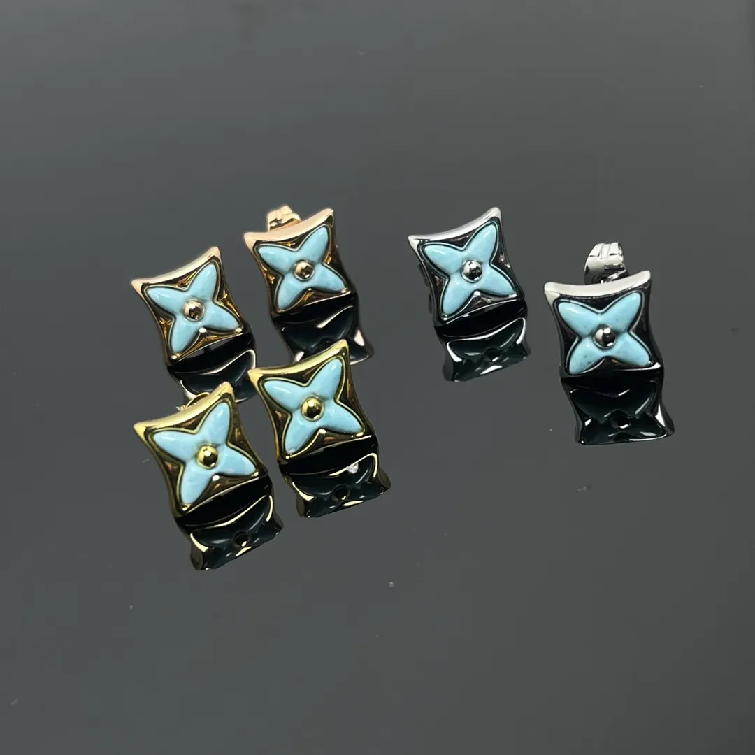 Louis Vuitton Amazonite Stud Earrings