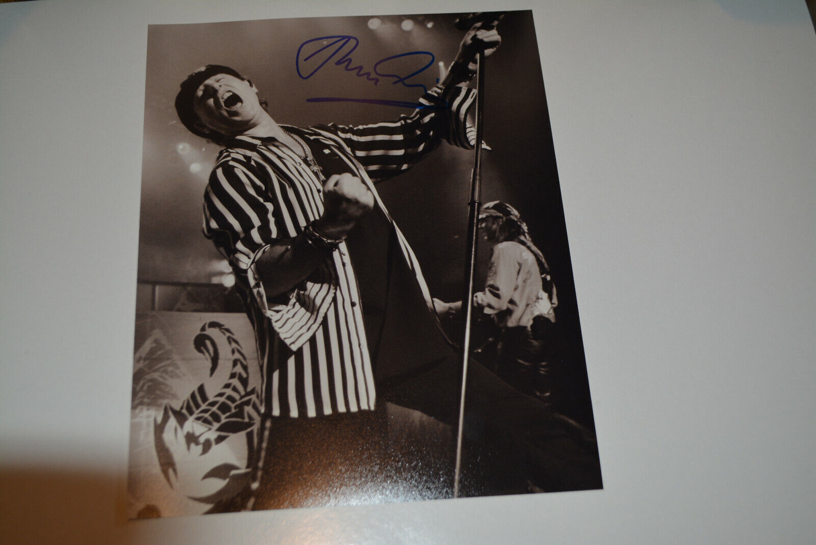 SCORPIONS signed autograph In Person 8x10 (20x25cm) KLAUS MEINE