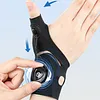 Rotary Adjustable Thumb Wristband Breathable Rotating Adjust Thumb Wrist Guard Non-Slip Tendon Sheath Wrist Protection Cover Men & Women Fitness Exercise Gloves