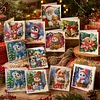 12Pcs Diamond Painting Warm Winter Greeting Card Set with Envelope