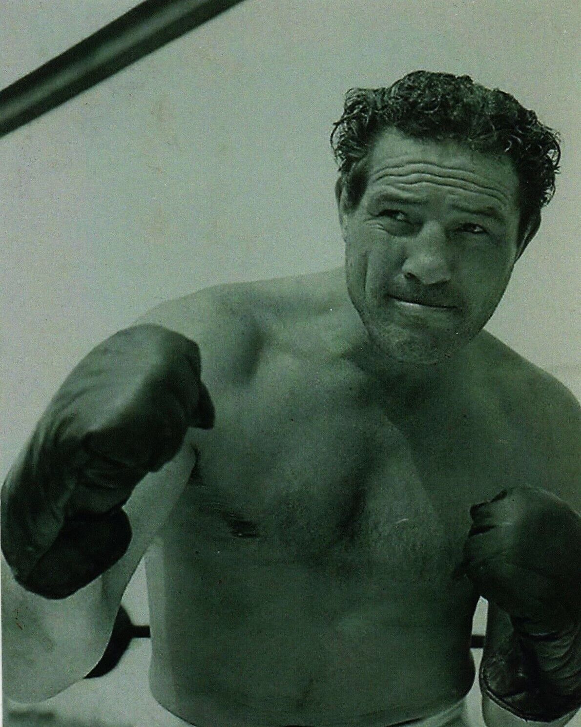 BOXING - MAX BAER unsigned action picture 5 x 4