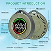 3 in 1 Portable Carbon Monoxide Detector Professional Rechargeable Real-time Travel CO Monitor for Travel/Camping/Camper/RV