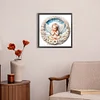 (30*30cm)Sleeping Angel - Round Partial AB Drill Diamond Painting