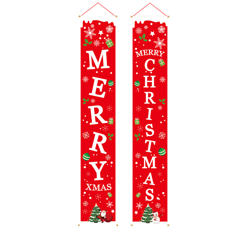 

Merry Christmas Porch Sign Decorative Door Couplet Ornaments Xmas Decor, 501 Original