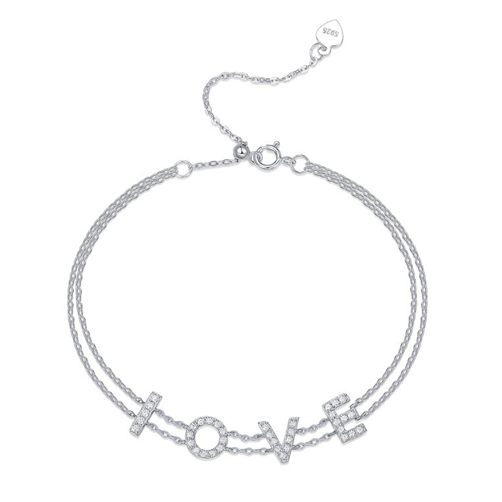  VVS1 3EX D Round Cut 1.3 MM Real Moissanite Diamonds Fashion Bracelets for Women 100% 925 Sterling Silver Fine Jewelry