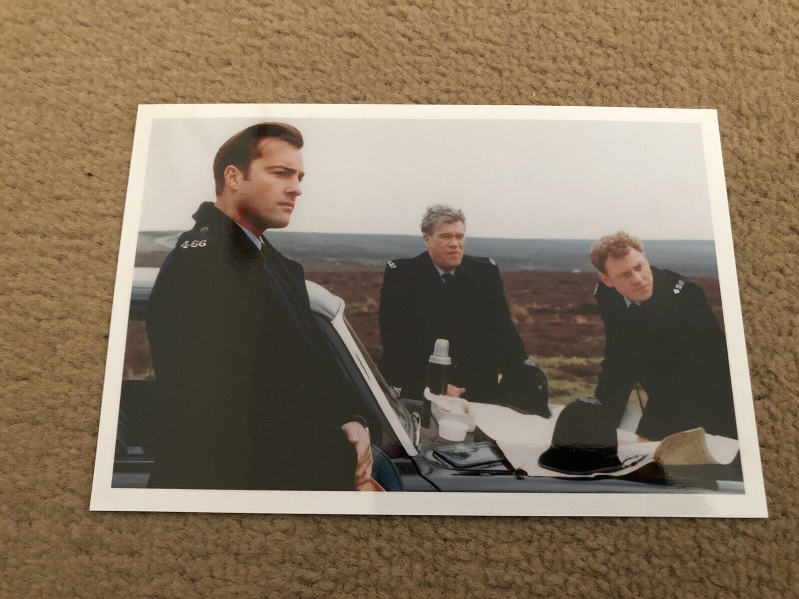 NICK BERRY / WILLIAM SIMONS & MARK JORDAN (HEARTBEAT) UNSIGNED Photo Poster painting