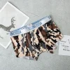 Men's Ice Silk Sexy Breathable Printed Boxer Briefs