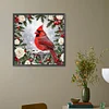 Cardinal En Couronne-Drille AB Ronde Peinture Diamant-45*45CM
