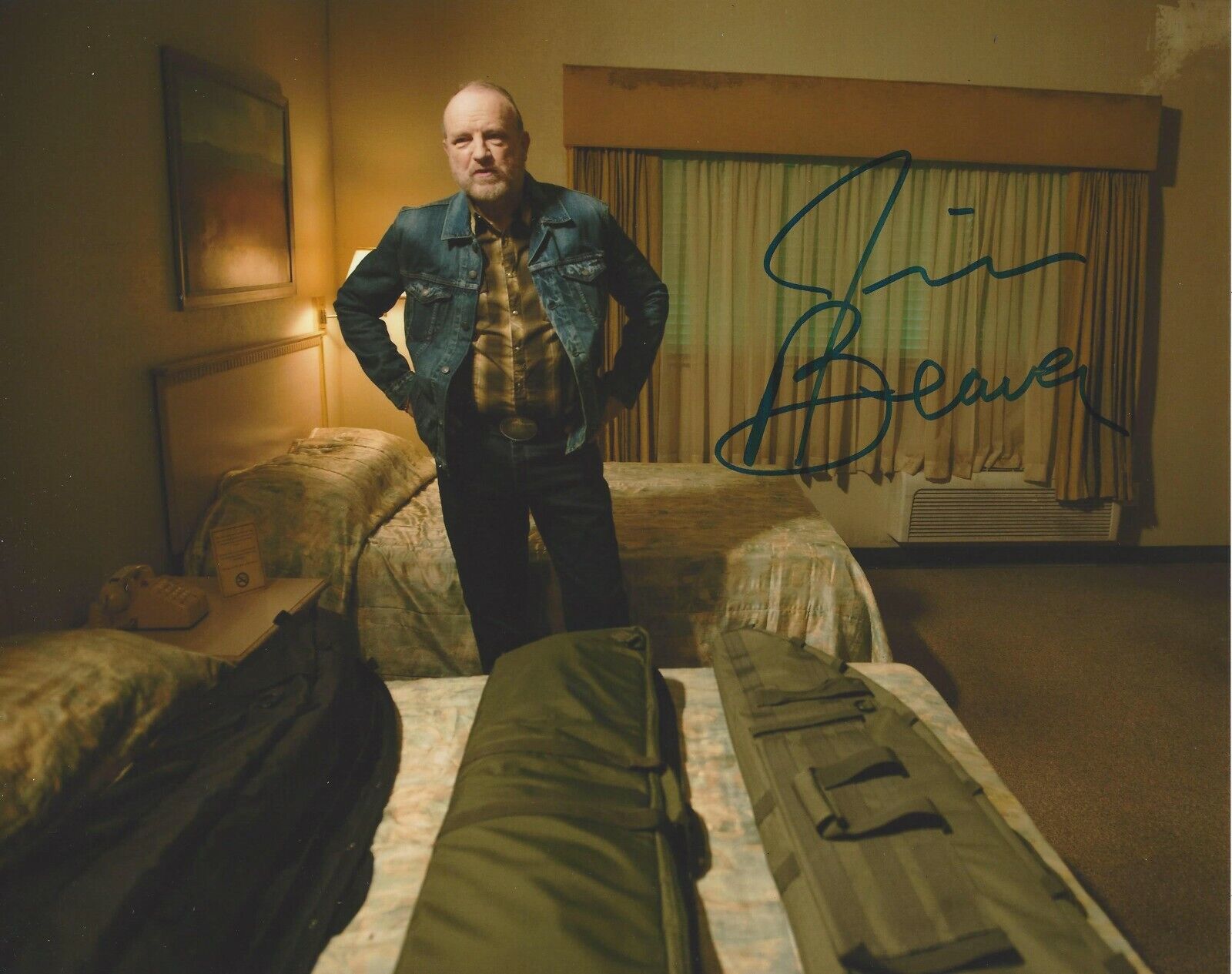 JIM BEAVER SIGNED 'BREAKING BAD' LAWSON 8x10 Photo Poster painting w/COA TV SHOW ACTOR