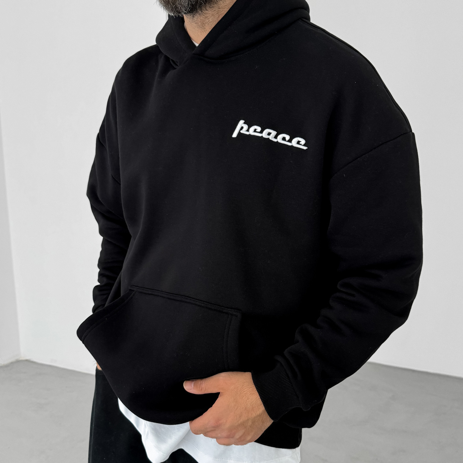 Ethnic Design Casual Oversized Hoodie