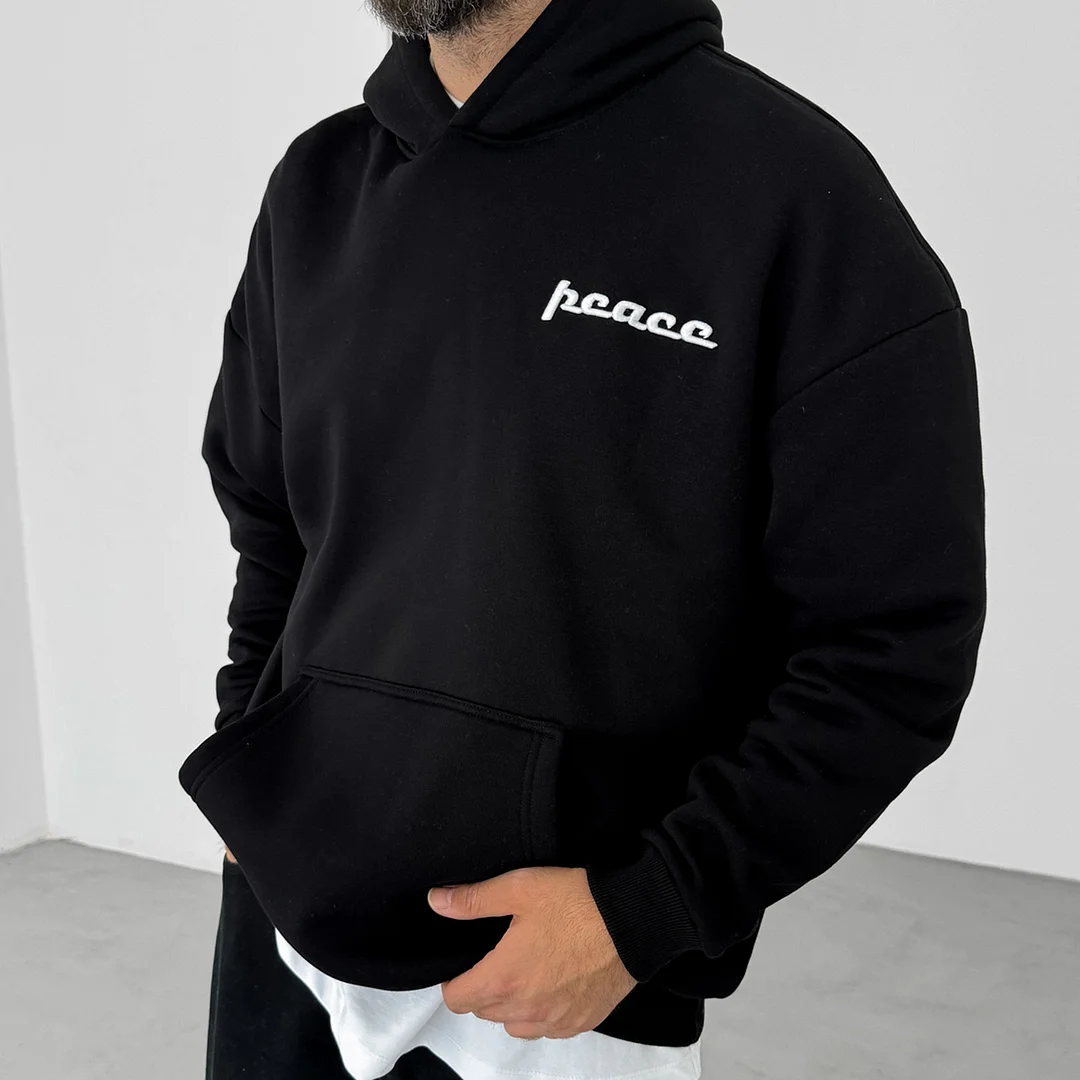 Ethnic Design Casual Oversized Hoodie