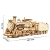 Train de voiture puzzle en bois mod&egrave;le 3D