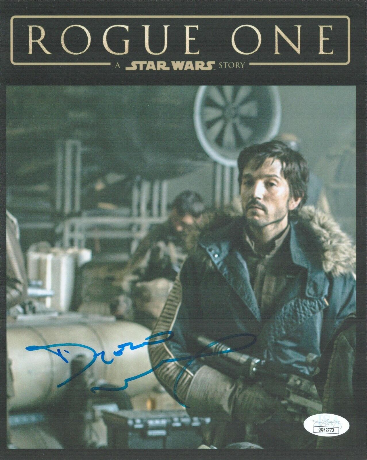 DIEGO LUNA Signed 8x10 STAR WARS ROGUE ONE Photo Poster painting Autograph JSA COA Cert