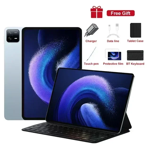 复制2025 Oryginalny Tablet Pad 6 Pro Snapdragon 888 Edycja Globalna (Android 13 10 000 mAh RAM 16 GB Pamięć wbudowana 1 TB 5G HD Wyświetlacz 4K WiFi