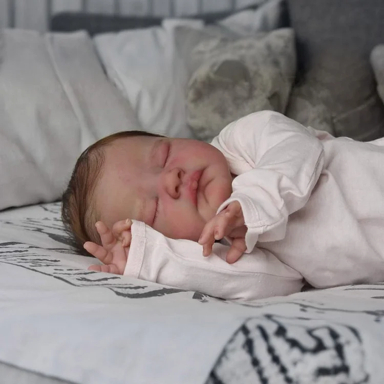 [Heartbeat & Sound] 20" Asleep Reborn Girl Cute Truly Handmade Reborn Doll Named Judery