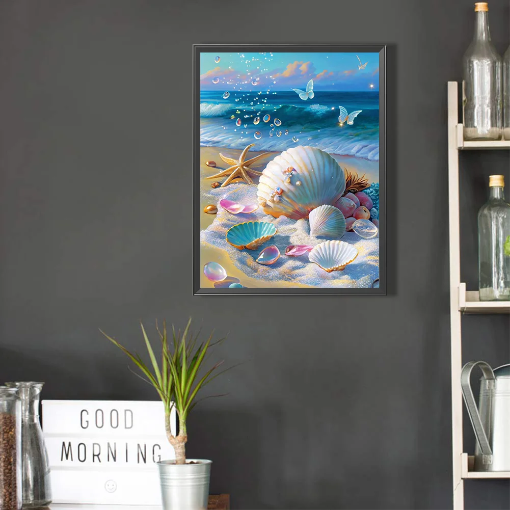 Diamond Painting - Full Round Drill - Beach(30*40cm)
