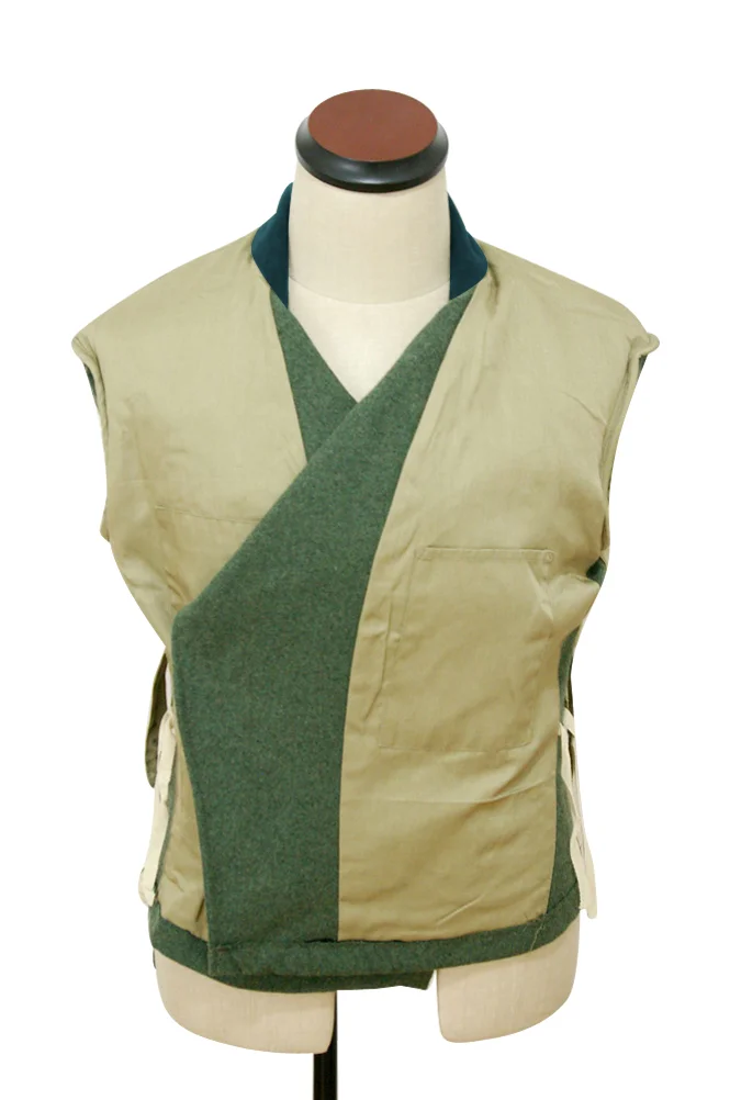   Wehrmacht German Assault Gunner Field Wool Deep Green Collar Wrap Jacket German-Uniform