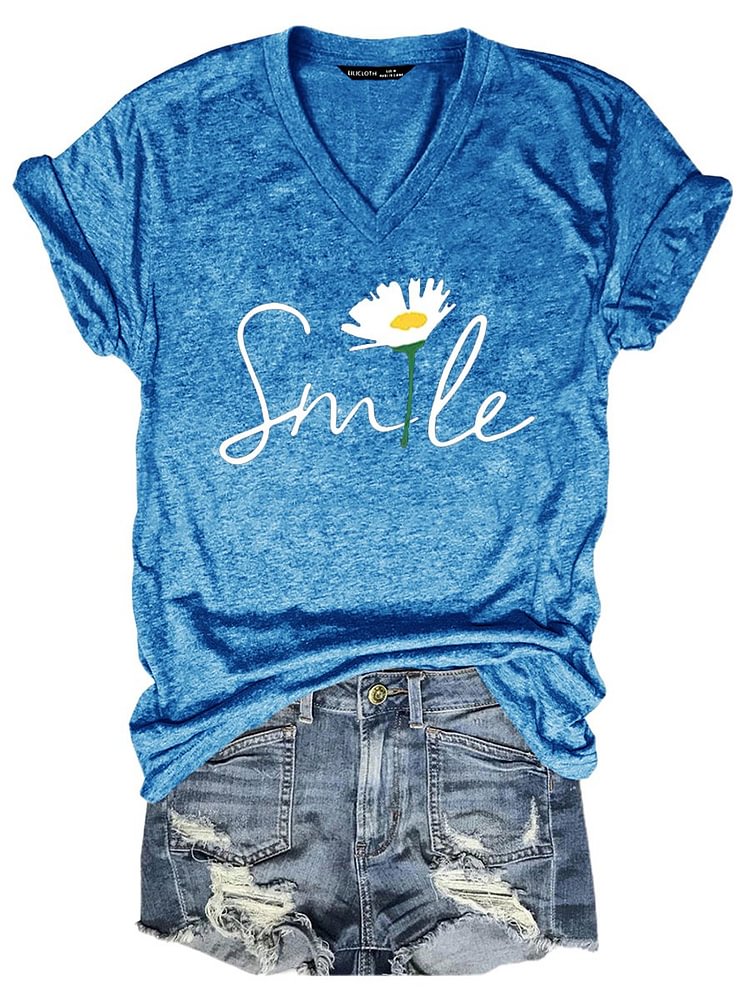 Bestdealfriday Smile Daisy Women's T-Shirt