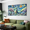 Tour Eiffel en perceuse ronde &agrave; ressort peinture diamant-70*40cm (grande taille)