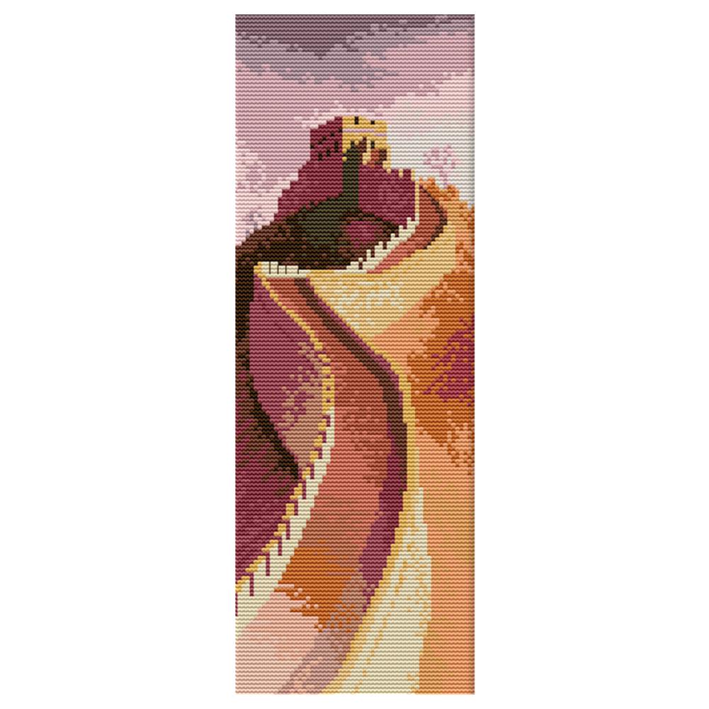 

The Great Wall - 14CT Stamped Cross Stitch - 16*38cm, 501 Original