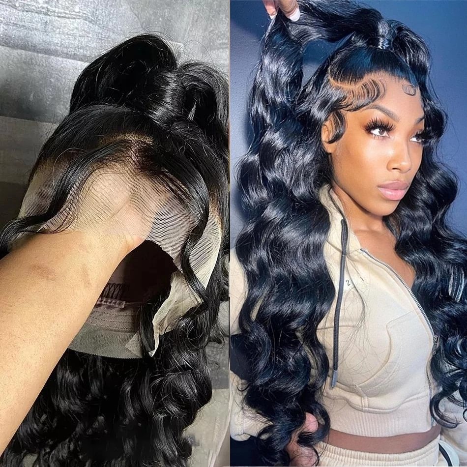 360 Full Lace Wig Human Hair Pre Plucked Body Wave Lace Front Wigs For Women Hd 5x5 Closure 13x6 Loose Deep Wave Frontal Wig US Mall Lifes