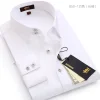 Men's business casual crystal button  shirt