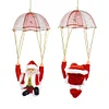 Christmas Decorations, Electric Climbing Santa Claus Toy, Battery Operated Climbing Santa Claus, Creative Climbing Up and Down Santa Claus Plush Doll, Santa Claus Climbing Ladder Doll for Indoor Out