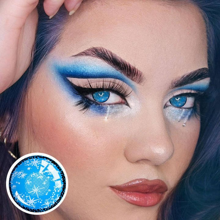 Glaciar Blue Cosplay Contact Lenses
