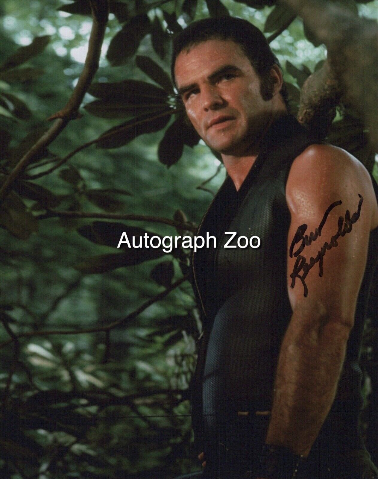 Burt Reynolds signed DELIVERANCE movie Photo Poster painting