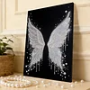 (30x40cm)Wings DIY Pearl Painting Framed Grape Handmade Pearl Material Art Kit Living Room Decor