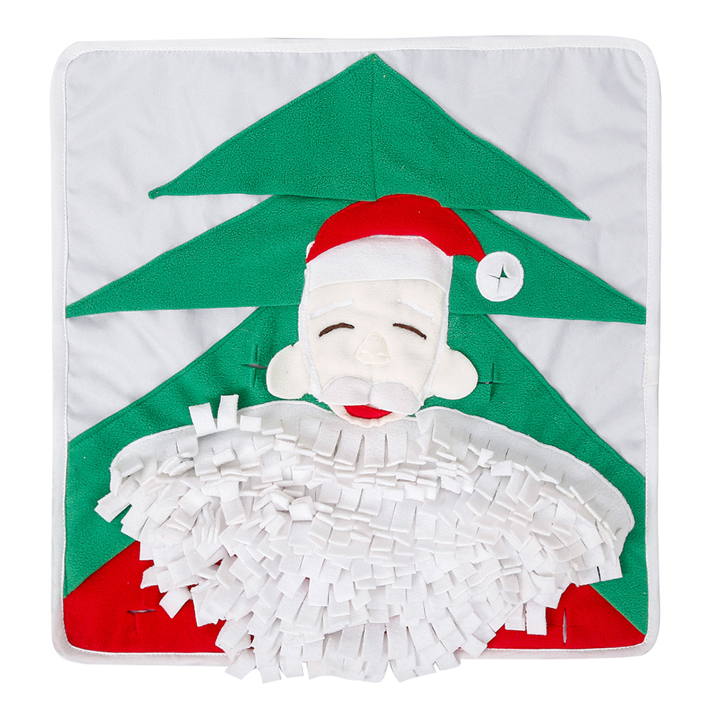 

Pet Supplies Dog Training Santa Claus Sniffing Mat Christmas Toys Nose Pad, 501 Original