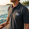 Men's Casual Short-Sleeve Polo Shirt For Outdoor & Beach Vacations by Inlyline