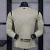 2025/2026 Long Sleeve Player Version Barcelona Away Football Shirt 1:1 Thai Quality