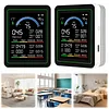 10 In 1 Multifunctional Air Quality Detector Type-C Charging Carbon Dioxide Airs Tester LCD Screen Portable Smartair Quality Tester for CO2 CO TVOC HCHO Temp AQI PM2.5 10 Detect
