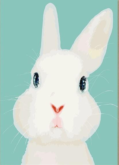 

White Rabbit – Paint By Numbers - 40*50CM, 501 Original