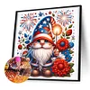Diamond Painting-DIY Full Round Drill American Flag Gnome