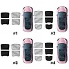 For Tesla New Model Y Juniper Accessories Sunshade Roof Magnetic Heat Insulation Glass Roof Sun Shade Accessories for Tesla New Model Y 2025 2026 Launch