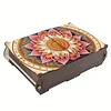 (US Local)Diamond Painting Storage Box DIY 5D Diamond Painting Jewelry Box (Pattern A)