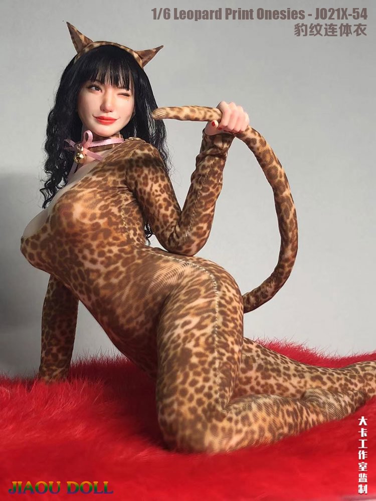 【In Stock】JIAOUDOLL JO21X-54 1/6 Leopard print BODYSUIT Female soldier clothing accessories
