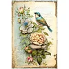 (40*60cm)Flower Bird - Full Round Drill Diamond Painting