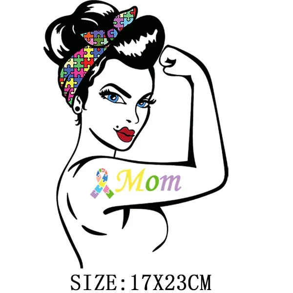 Fashion Girl Glitter Thermal Sticker DIY Washable Iron On Transfer For Clothing Beautiful Lady Patches On Clothes Applique Decor