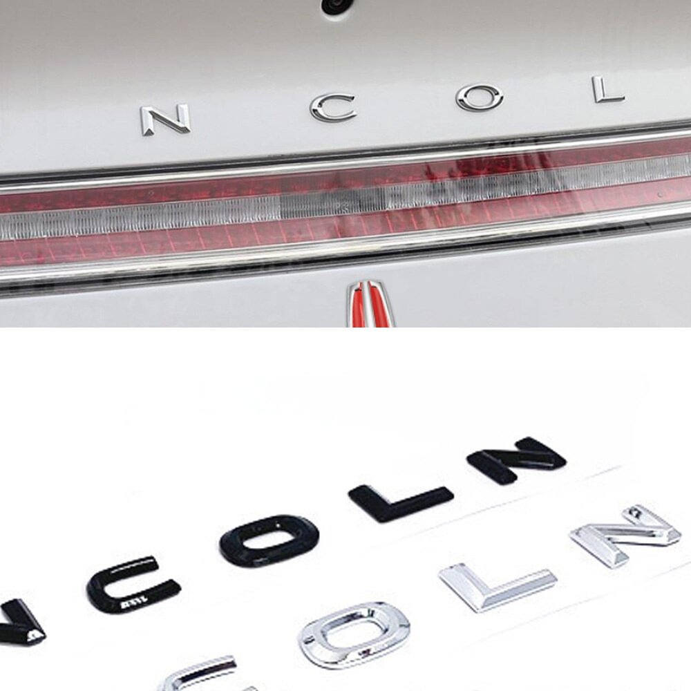 For Lincoln Rear Sticker Lincoln Trunk Emblem Sticker For MKC MKX KMZ Voyager Navigator  dxncar